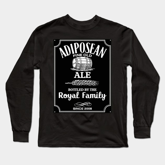 Adiposean Ale (Black) Long Sleeve T-Shirt by The MariTimeLord